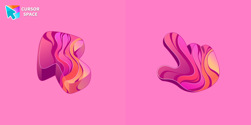 Custom Cursor Gradient Texture